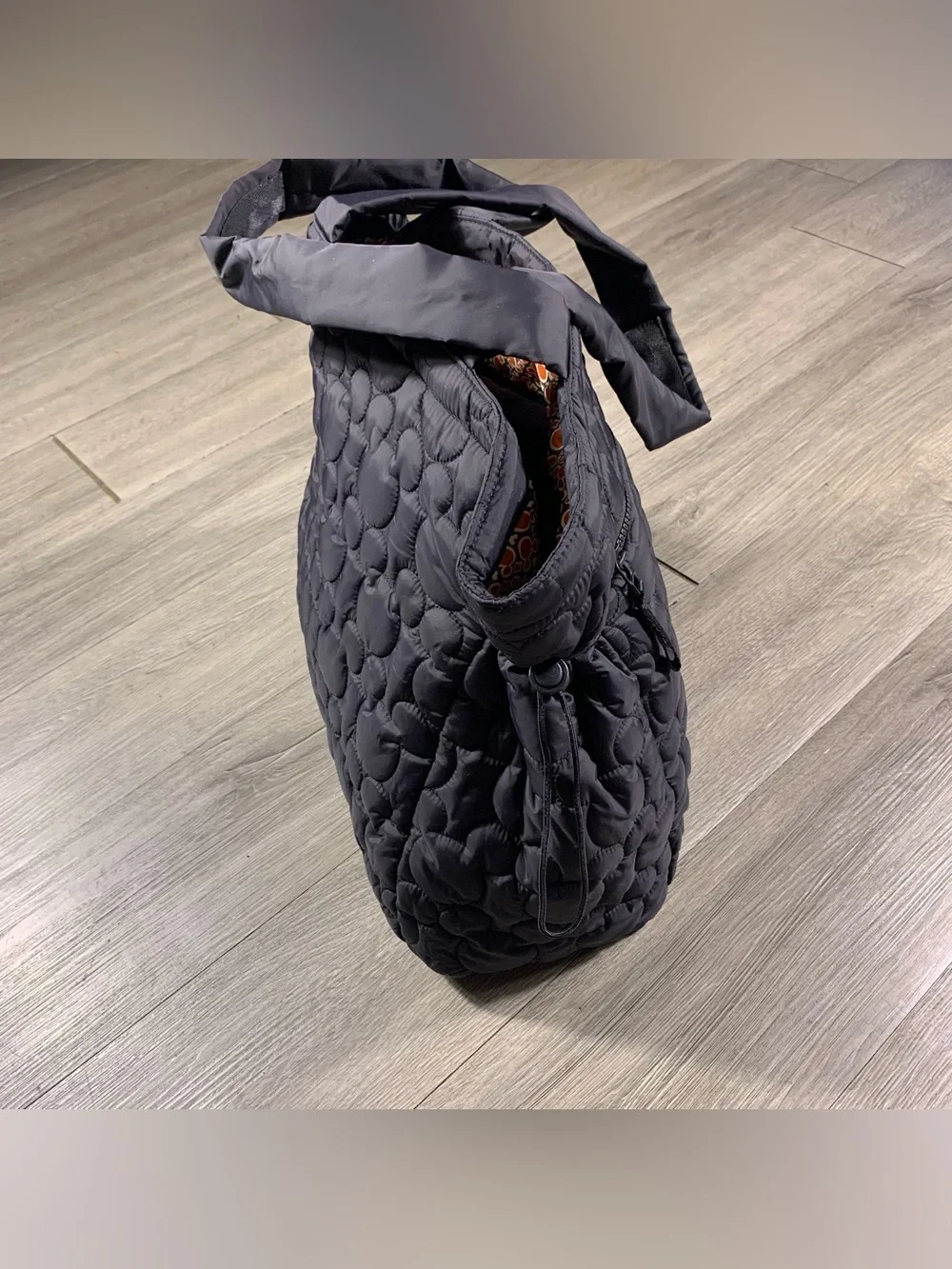 Disney Original Zip Tote Black Moonless Night in Featherweight